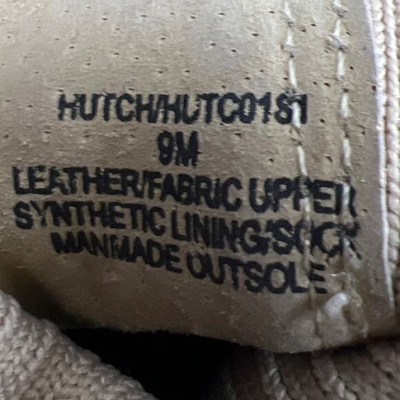 Steve Madden Hutch Chunky Women’s Leather Sand Suede Ankle Boots Beige Size 9M - Picture 10 of 10